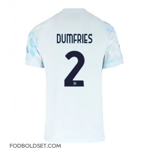 Inter Milan Denzel Dumfries #2 Udebanetrøje 2025-26 Kortærmet